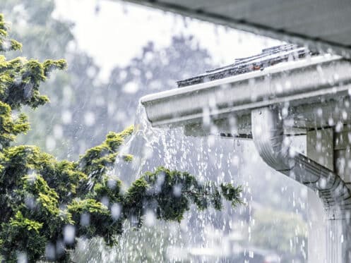Storm damage roof repair in Davenport, IA